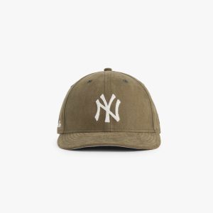Aime Leon Dore x New Era Brushed Nylon Yankees (2021) Chapeau Bleu Olive 277836