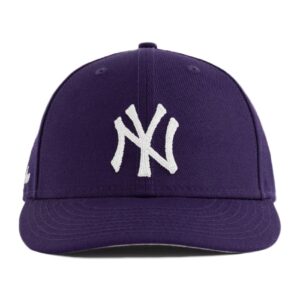 Aime Leon Dore x New Era Chain Stitch Yankees Chapeau Violet Crème 278116