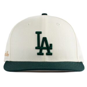 Aime Leon Dore x New Era Dodgers Chapeau Ivoire/Vert Foncé Violet 278195