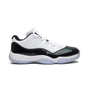 Air Jordan 11 Retro Low Emerald Baskets Argent 528895 145