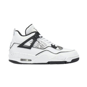 Air Jordan 4 Retro GS DIY Baskets Blanc DC4101 100