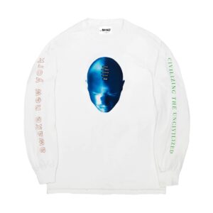 T-shirt à manches longues Awake Civilized Blanc Marron 285496