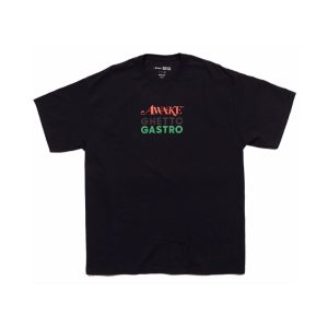 Awake Ghetto Gastro Logo Lock Tee Noir Vert 284522