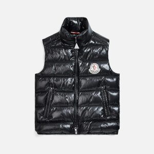 Awake x Moncler Parker Gilet Puffer Gilet Noir Noir 280100