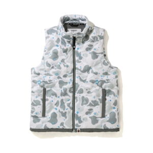 BAPE Space Camo Down Vest Blanc Blanc 273714