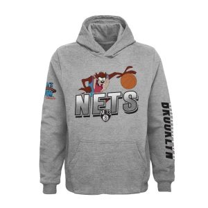 Sweat à capuche Brooklyn Nets Tune – Gris jeunesse 272523