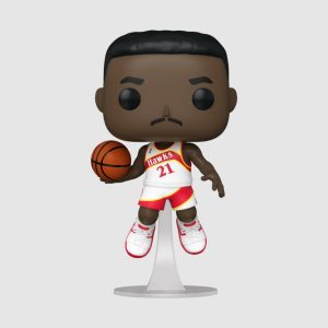 Funko Dominique Wilkins Atlanta Hawks Hardwood Classics Throwback NBA Legends Pop Figurine de collection en vinyle Marron 273683
