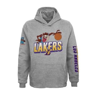 Sweat à capuche Los Angeles Lakers Tune – Jeune Gris 272530