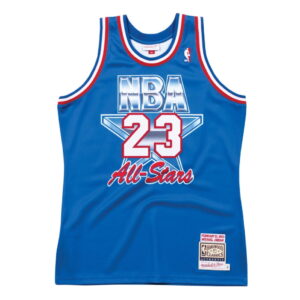 Mitchell & Ness Michael Jordan 1993 All Star Game Hardwood Classics Throwback NBA Authentique Maillot Bleu 272675