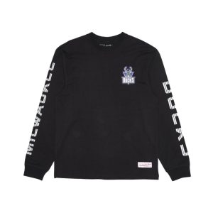 Mitchell & Ness Milwaukee Bucks Outline T-shirt NBA à manches longues bleu 278121