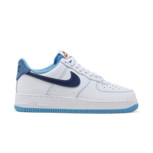 Nike Air Force 1 '07 Première utilisation Blanc University Bleu Noir DA8478 100