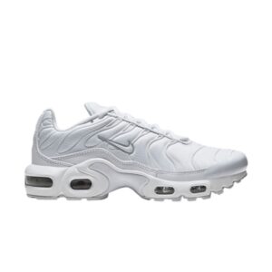 Nike Air Max Plus GS Blanc Métallique Argent CW7044 100