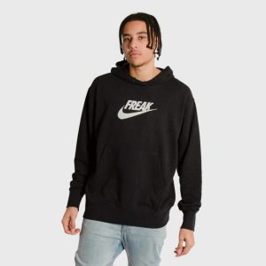 Nike Giannis Antetokounmpo Freak Logo Sweat à capuche Noir Noir 277926