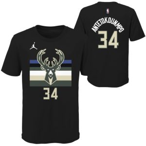 Nike Giannis Antetokounmpo Milwaukee Bucks Statement Edition T-shirt Dri-Fit NBA pour jeunes Blanc 278098