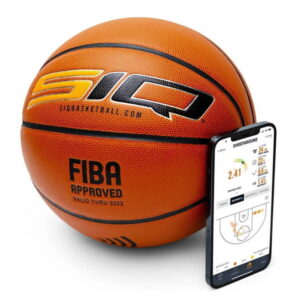 Ballon de basket intelligent SiQ Smart basket blanc 276518