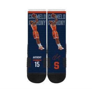 Strideline Carmelo Anthony Syracuse Orange NCAA Premium Full Sub Chaussettes Jaune 272548