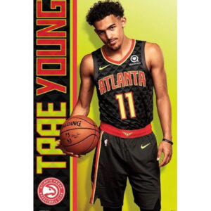 Trends Trae Young Atlanta Hawks NBA Affiche murale Blanc 273341