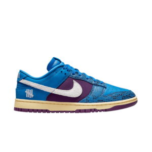 Baskets Undefeated x Nike Dunk Low SP Dunk vs AF1 Signal Bleu/Blanc/Nuit Violet DH6508 400
