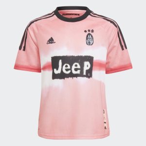 Maillot adidas Juventus Human Race Enfants Rose Lueur/Noir Blanc 266675