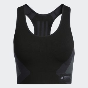 adidas Pharrell Williams 18GG Bra Sports Top Noir Noir/Gris 270520