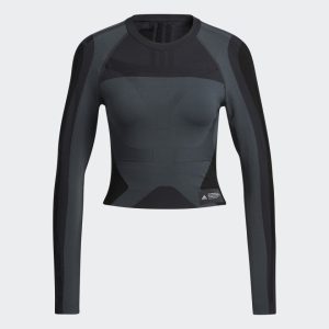 adidas Pharrell Williams 18GG Base Tee Femme Noir Bleu 269450