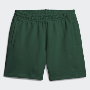 adidas Pharrell Williams Basics Sweat Shorts Vert Foncé Blanc 272984
