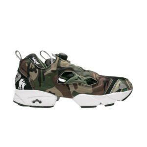 AAPE x Reebok Instapump Fury Camo Noir Blanc Tang V53879