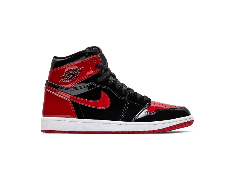Air Jordan 1 Retro High OG Brevet Bred Argent 555088 063