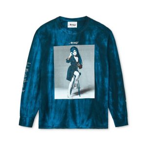 Awake Amy T-shirt à manches longues bleu blanc 287562