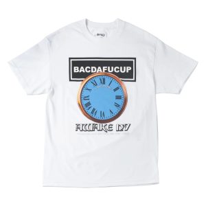 T-Shirt Awake BACDAFUCUP Tee Blanc Vert 292252