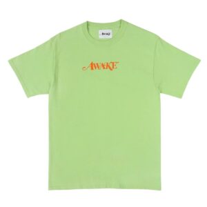 T-shirt Awake Classic Logo Menthe Blanc 286531