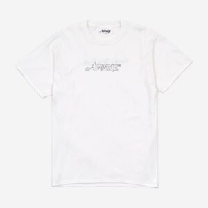 T-shirt Awake Classic Outline Logo Blanc Rouge 289150