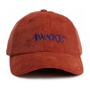 Chapeau de papa Awake Corduroy Classic Logo Orange Rouge 286587