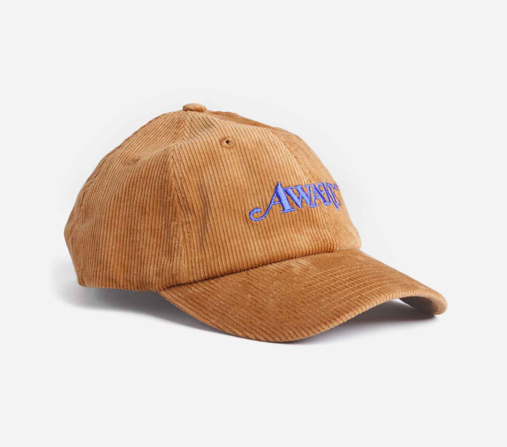 Casquette de baseball Awake Corduroy Classic Logo Dad Hat Tan Vert 286568