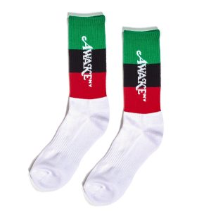 Chaussettes de sport Awake Flag Socks Italie Vert 285964