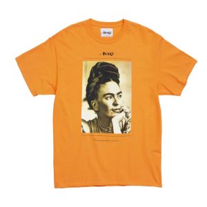 T-shirt Awake Frida Orange Bleu 292287