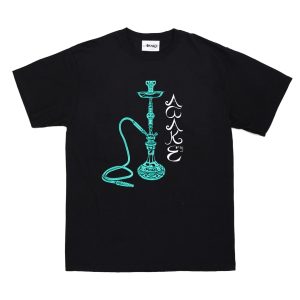 Awake Hookah Tee Noir Violet 292308
