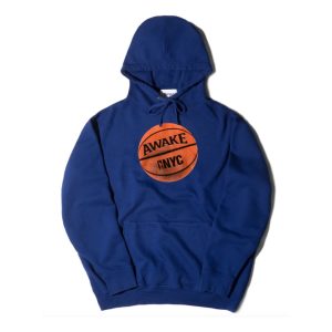 Sweat à capuche Awake Hoop Marine Crème 292218