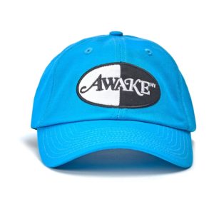 Casquette de baseball Awake Logo Patch Hat Turquoise Noir 291309