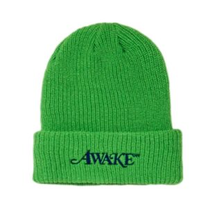 Awake Loose Gauge Classic Logo Bonnet Vert Blanc 287271