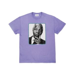 T-shirt Awake Mandela Violet Bleu 287586