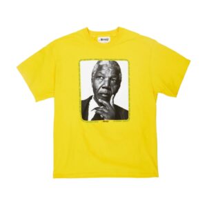 T-shirt Awake Mandela Jaune Noir 287579