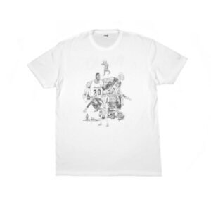 T-shirt Awake NY x Easy Otabor 1988 blanc gris 287555