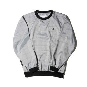 Veste pull coupe-vent à carreaux Awake noir bleu 285928