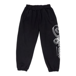 Pantalon de survêtement Awake Ribbon Script Logo Noir Noir 292766