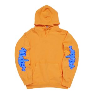 Sweat à capuche avec logo sur les manches latérales Awake Orange Noir 291369