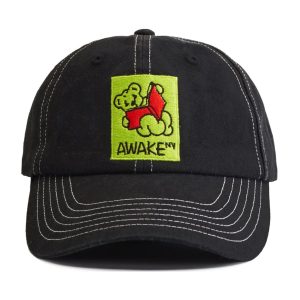Casquette de baseball Awake Teddy Hat Noir Marron 291228