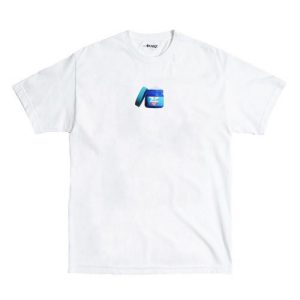 T-shirt Awake Vapors Blanc Noir 291624