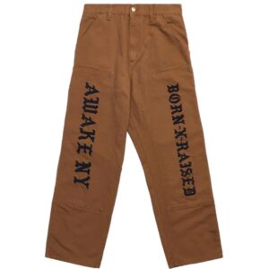 Pantalon double genou Awake x Born X Raised Carhartt WIP Marron Marron 289784