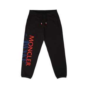 Awake x Moncler Pantalon de survêtement décontracté Noir Noir 291100